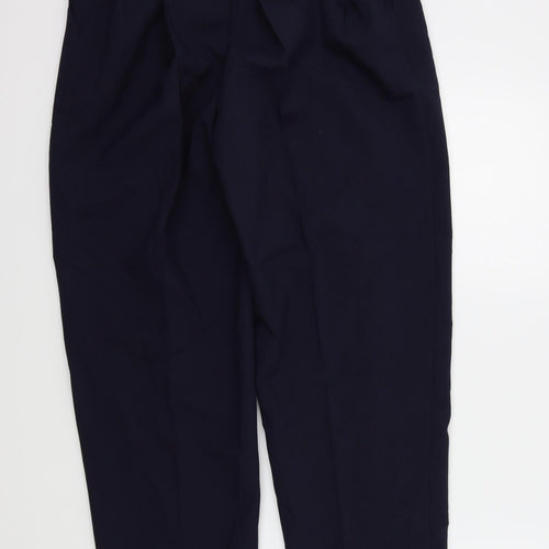 cotton works Womens Blue   Trousers  Size 16 L27 in