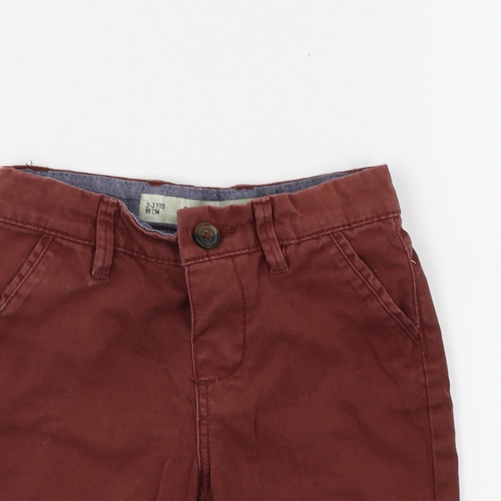 Primark Boys Red   Bermuda Shorts Size 2-3 Years