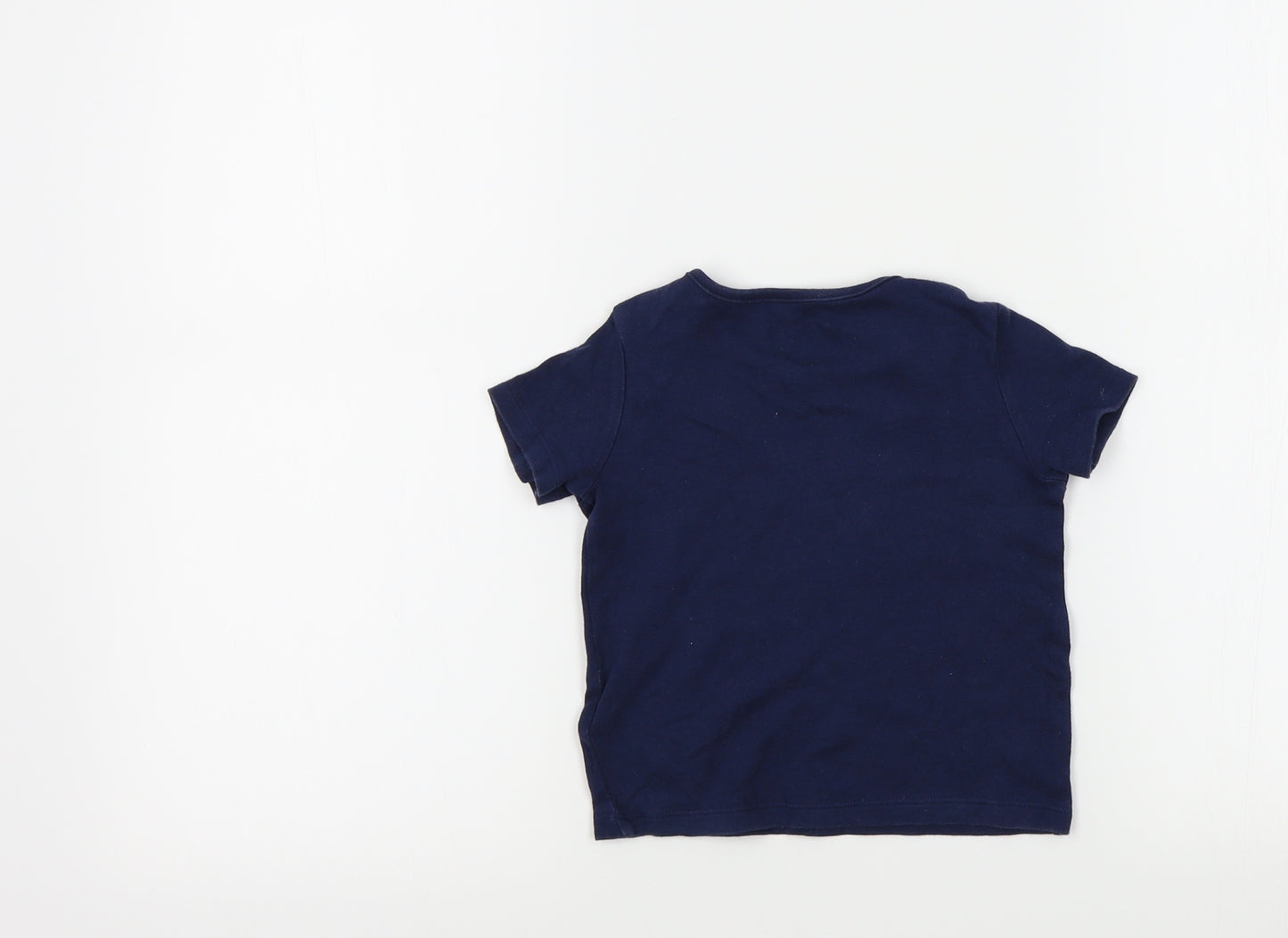 F&F Baby Blue Colourblock  Basic T-Shirt Size 12-18 Months