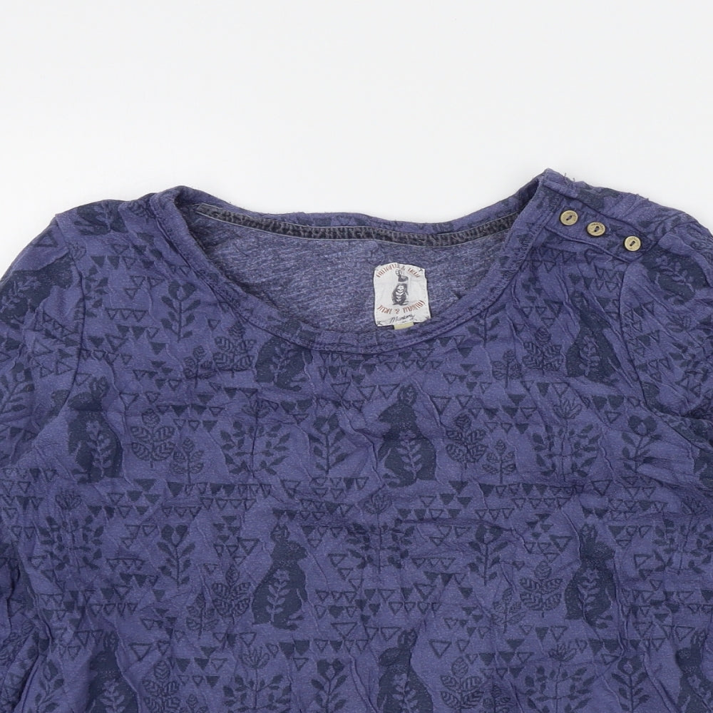 MANTARY  Womens Blue   Pullover Jumper Size 10