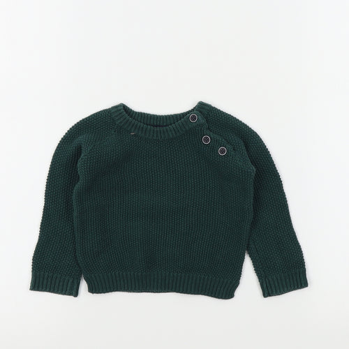 Primark Boys Green   Pullover Jumper Size 3-6 Months