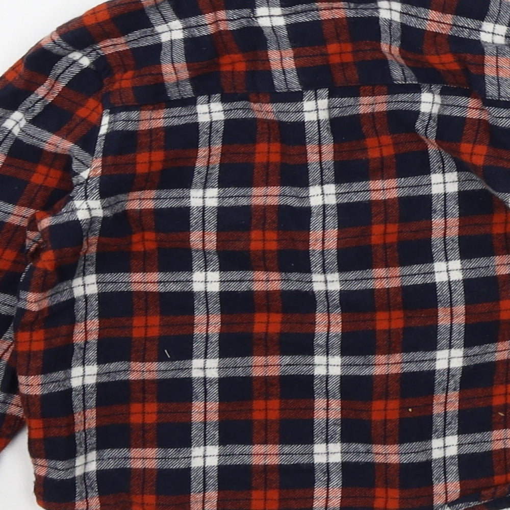 Primark Boys Blue Check  Basic Button-Up Size 12-18 Months