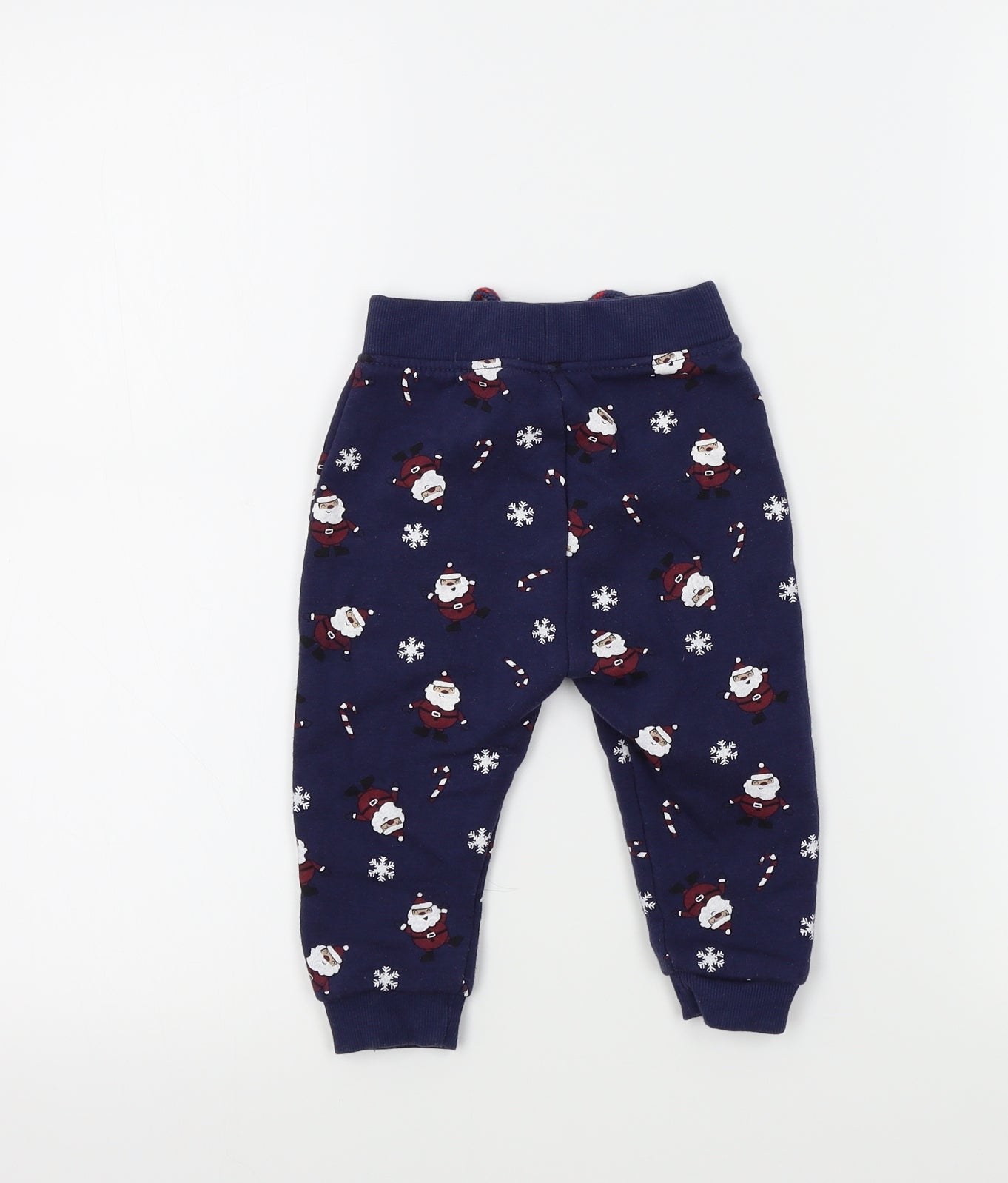 Primark Boys Blue Colourblock  Jogger Trousers Size 18 Months