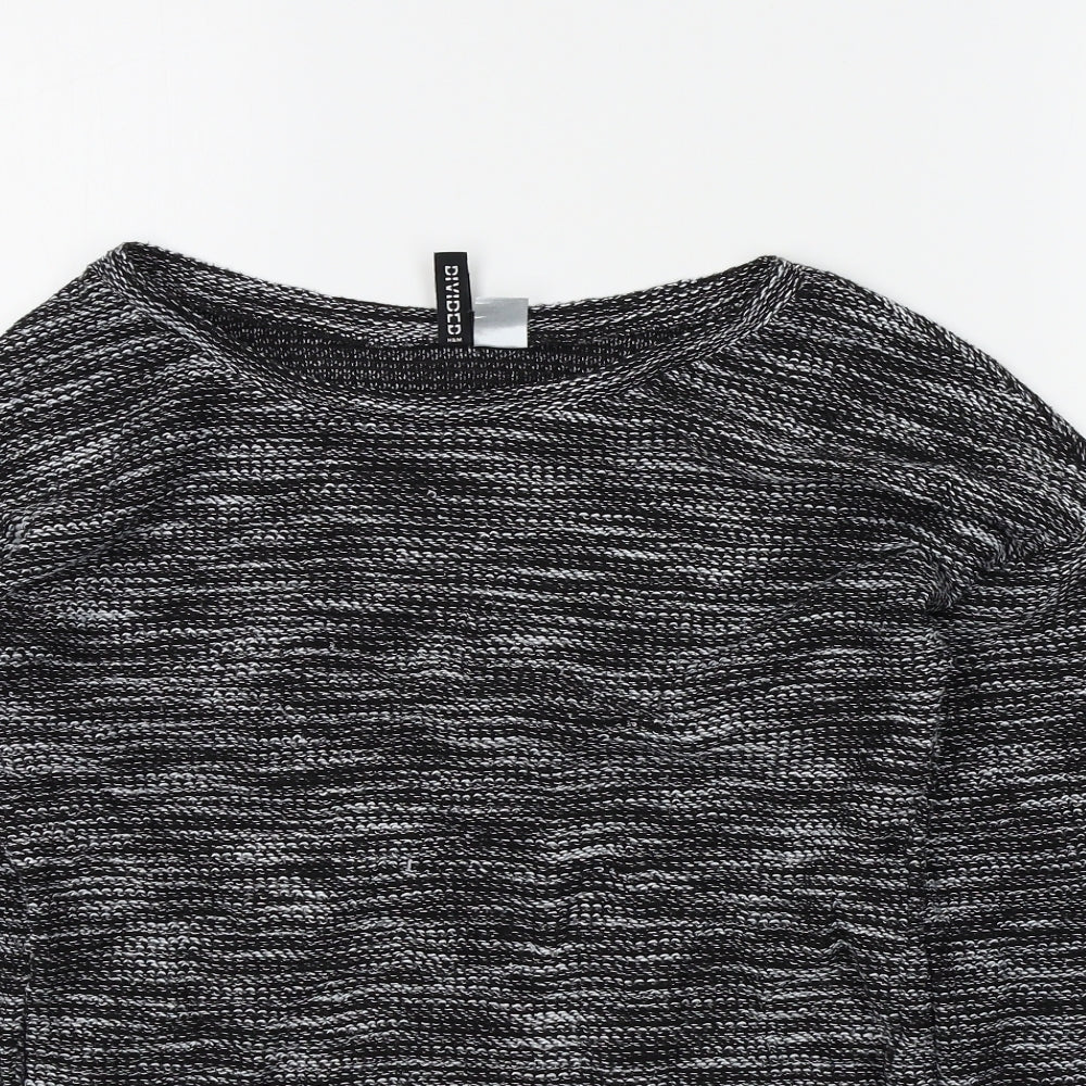 Divided Womens Black   Pullover Jumper Size XS
