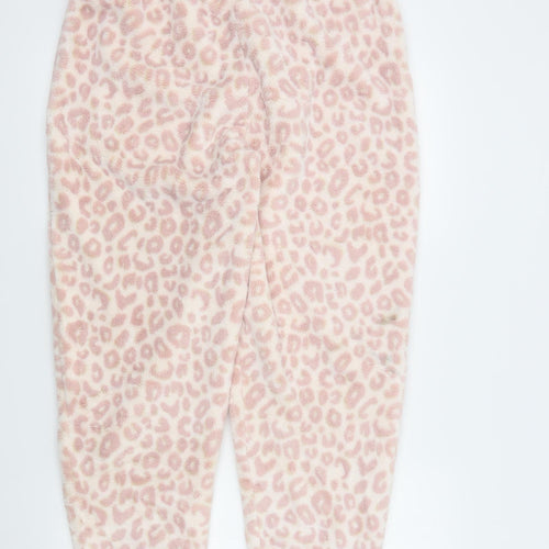 M&S Womens Pink Solid  Top Pyjama Pants Size 16