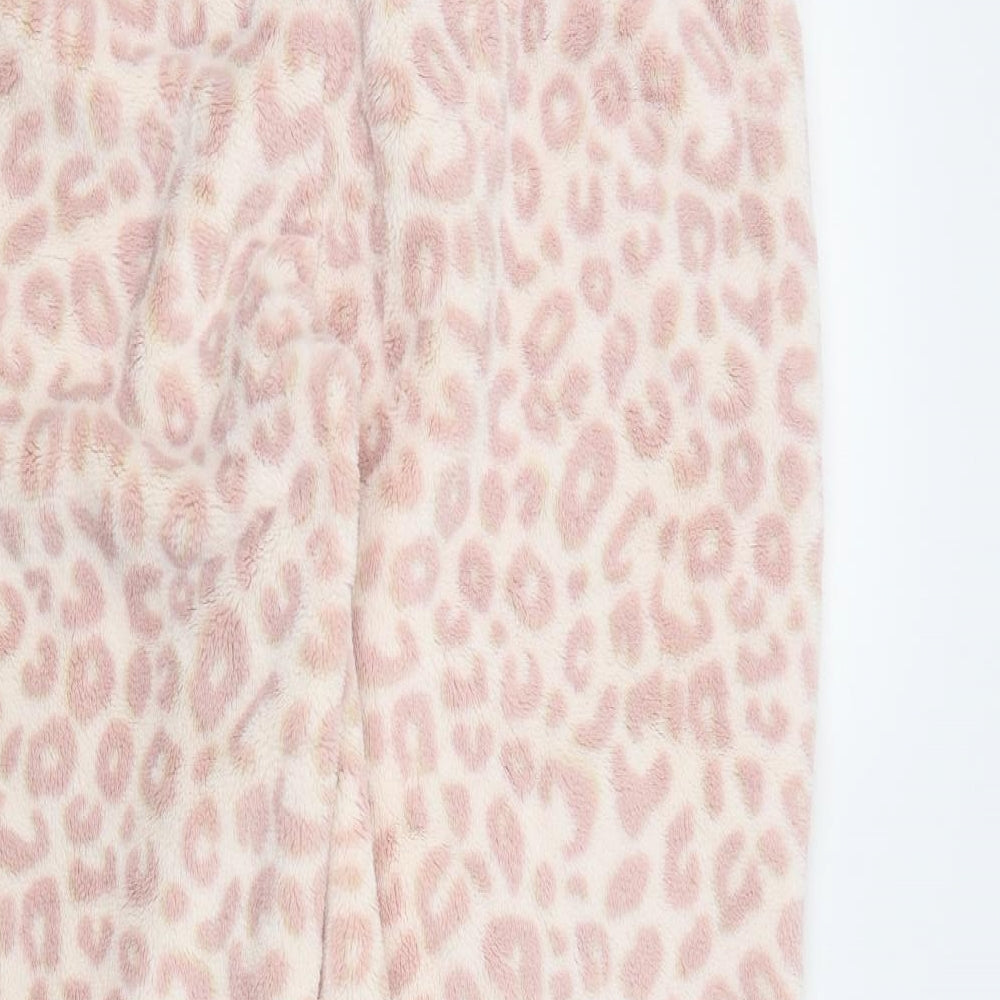 M&S Womens Pink Solid  Top Pyjama Pants Size 16