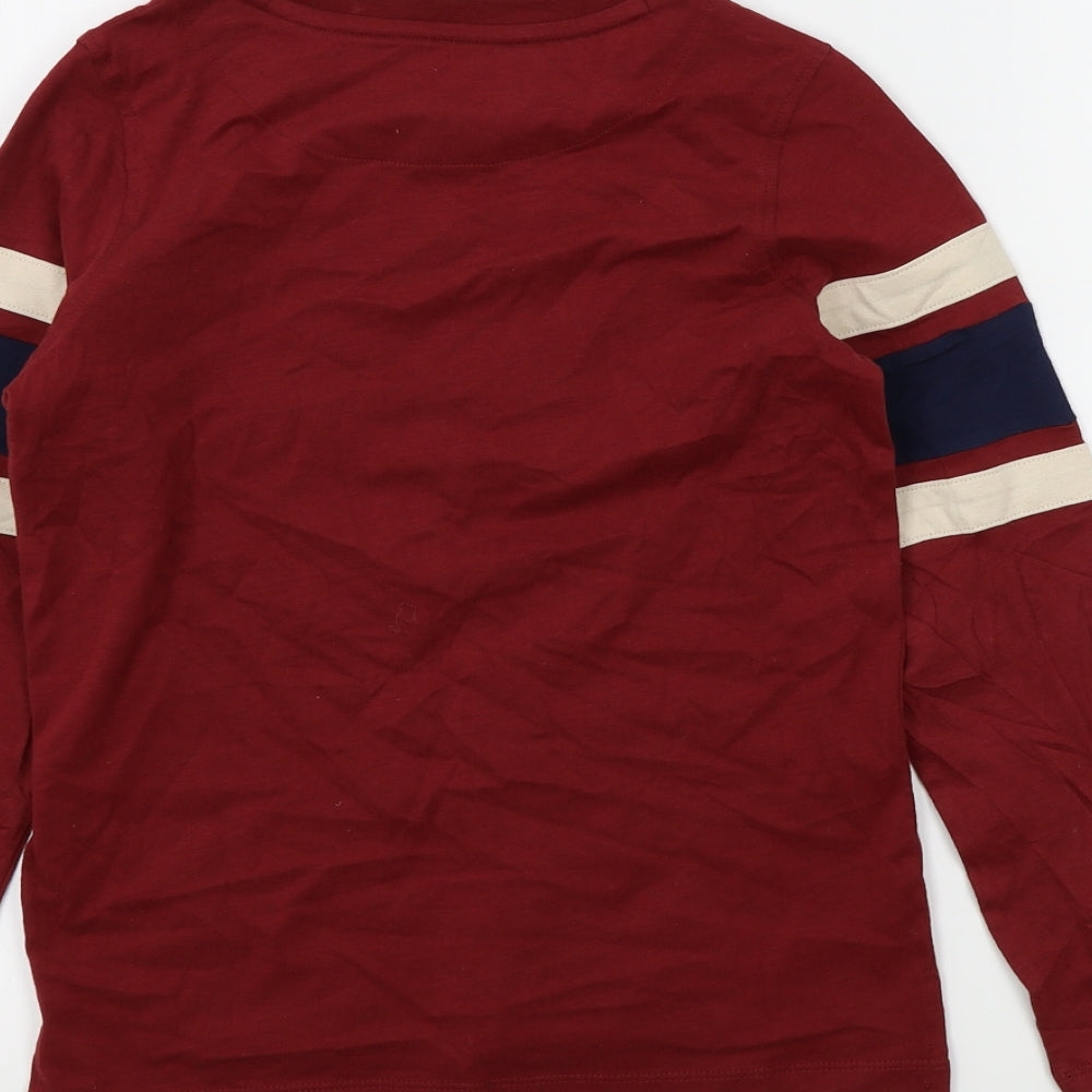 M&S Boys Red Colourblock  Pullover Jumper Size 8-9 Years  - harry potter