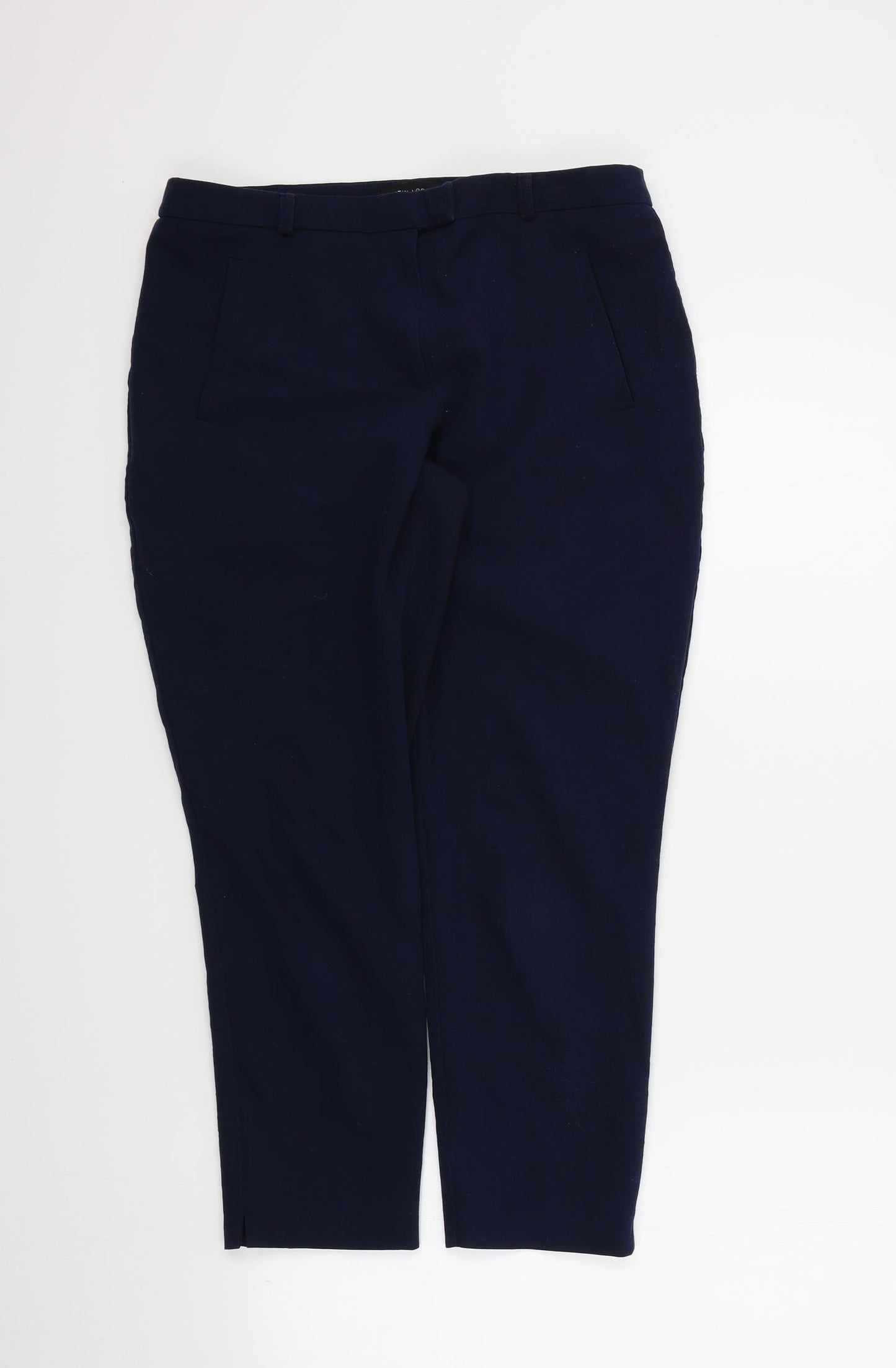New Look Womens Blue   Trousers  Size 10 L23 in