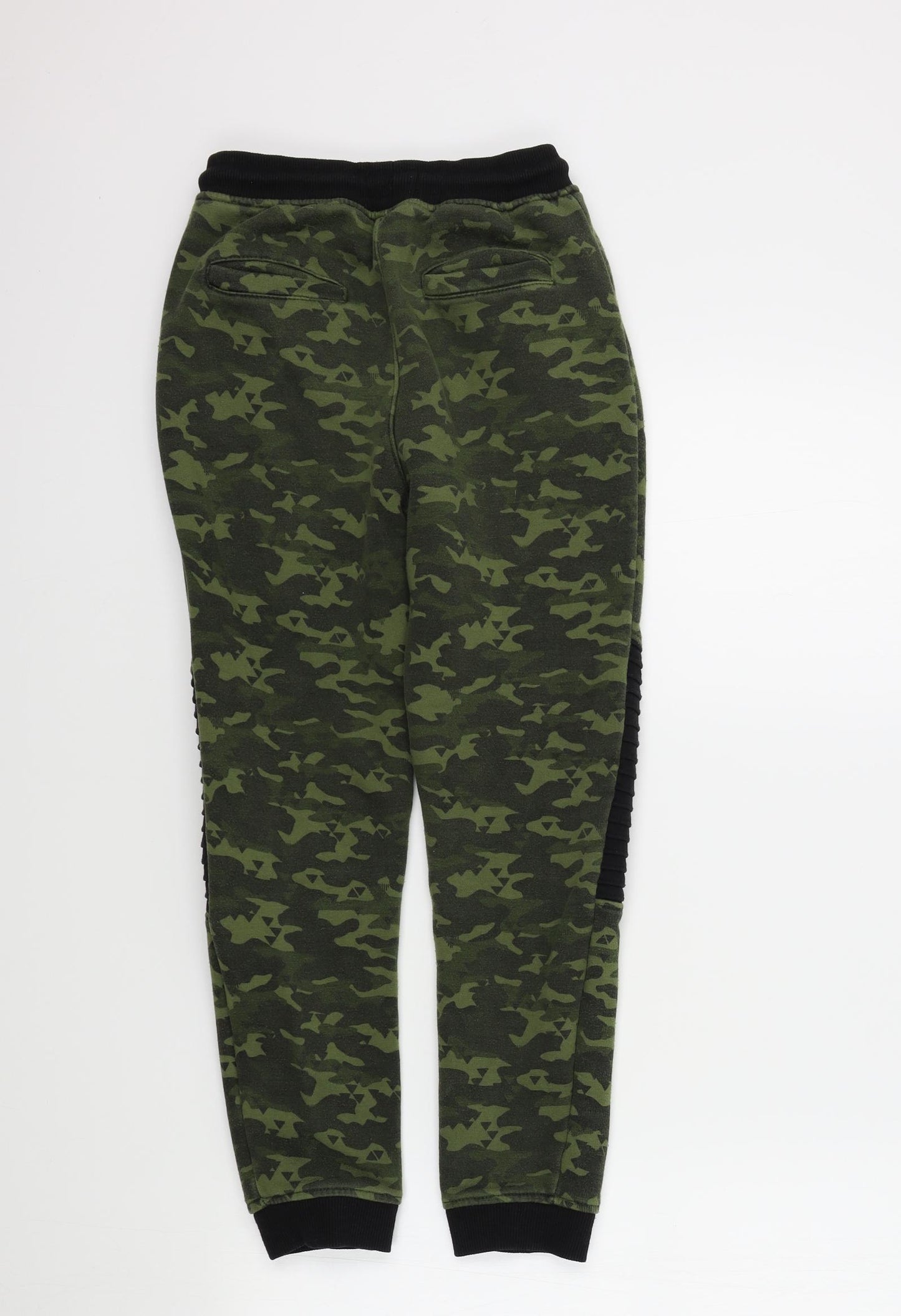pep&CO Boys Green Camouflage  Jogger Trousers Size 10-11 Years