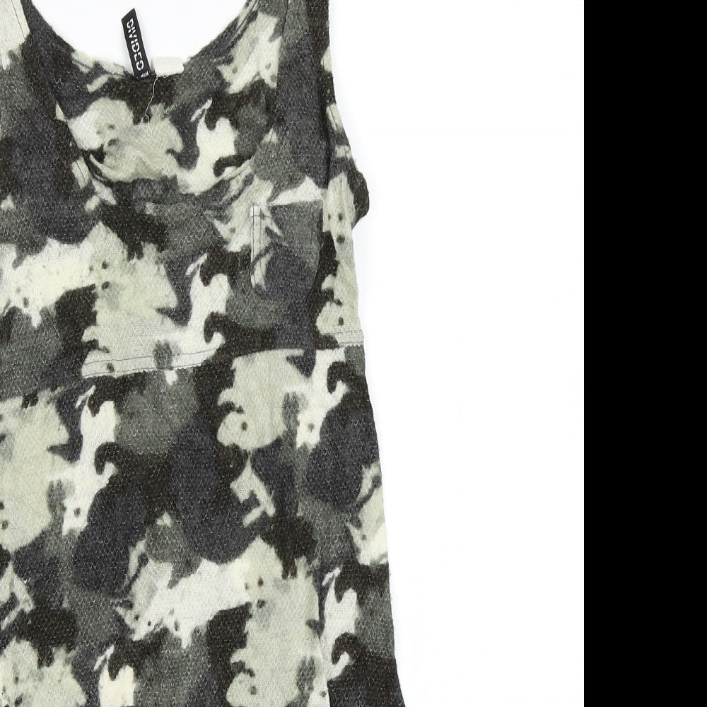 Divided Womens Green Camouflage  Bodycon  Size 4