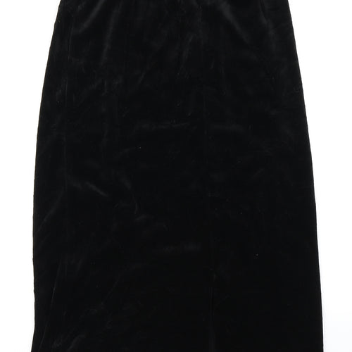 Frank Usher Womens Black   A-Line Skirt Size 14