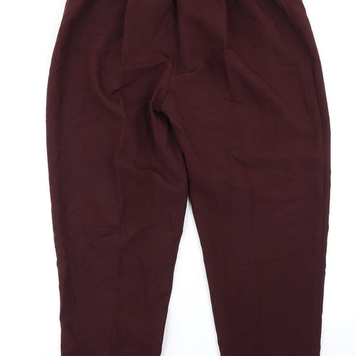 22 Womens Purple   Trousers  Size 34 in L26 in