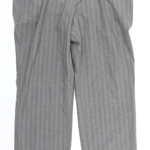 Dayers & Co Mens Grey Striped  Trousers  Size 36 in L29 in