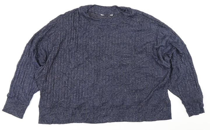 M&S Womens Blue   Pullover Sweatshirt Size 20