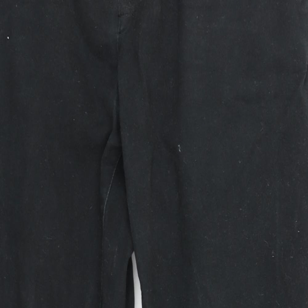 Burton Mens Black   Chino Trousers Size 34 in L26 in