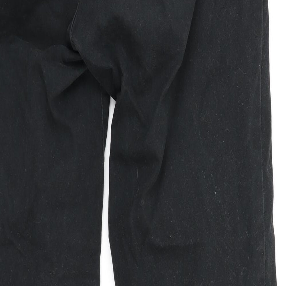 Burton Mens Black   Chino Trousers Size 34 in L26 in