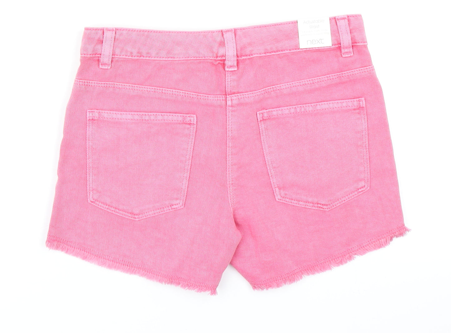 NEXT Girls Pink  Denim Cut-Off Shorts Size 10 Years