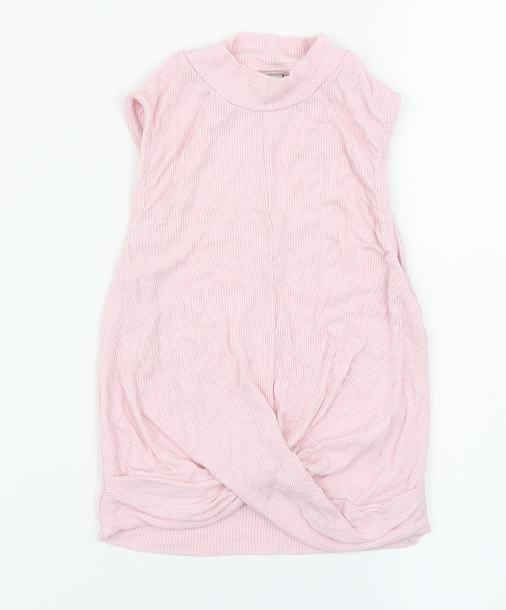 TU Girls Pink   Basic Tank Size 12 Years