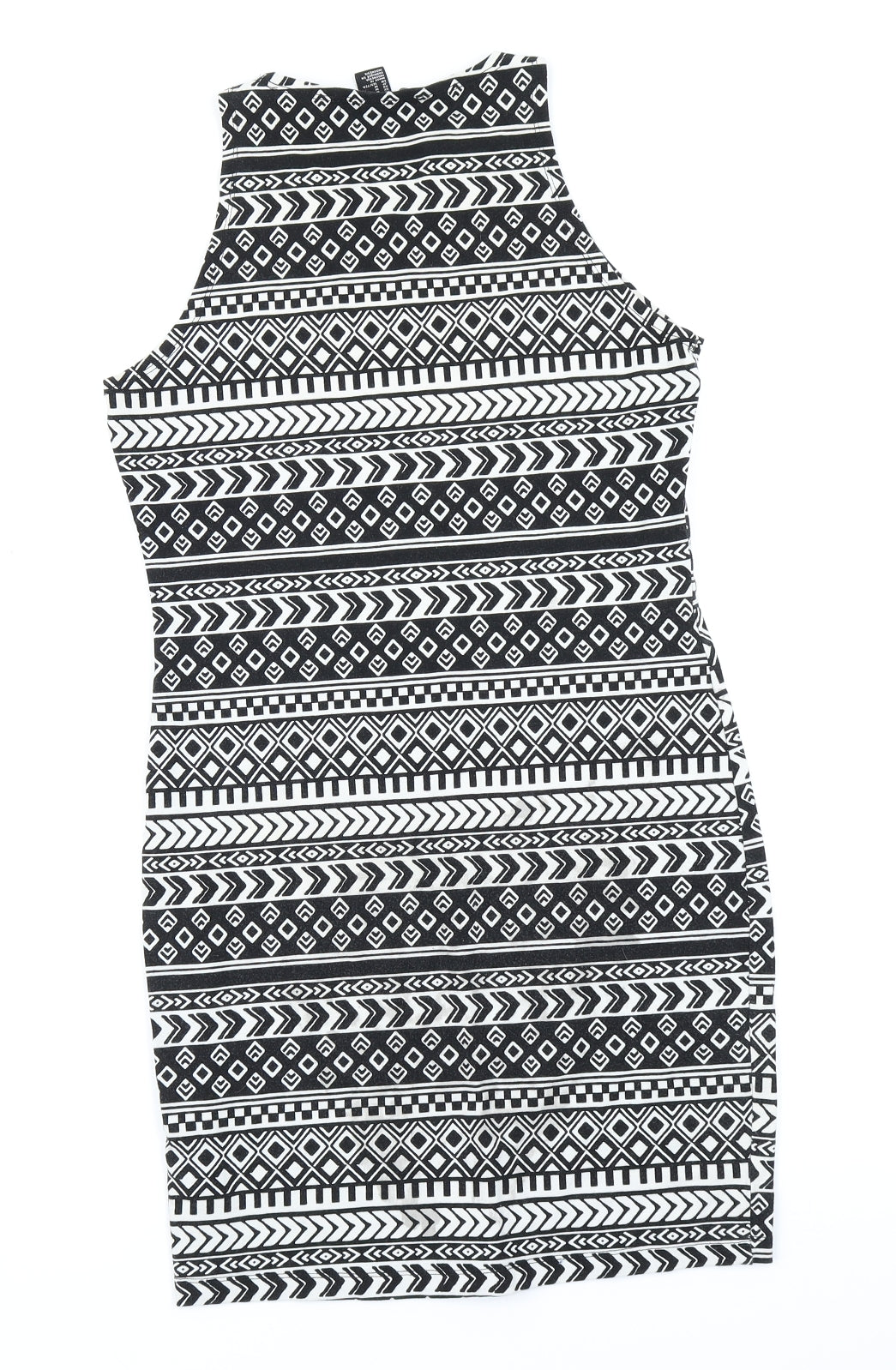 FOREVER 21 Womens Black Fair Isle  Bodycon  Size M