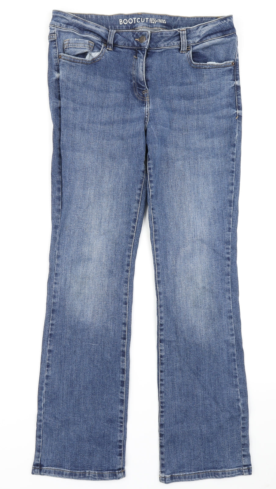 NEXT Womens Blue  Denim Bootcut Jeans Size 32 in L27 in
