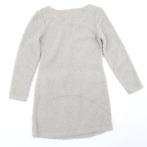 M Buaberfly Womens Grey   A-Line  Size L