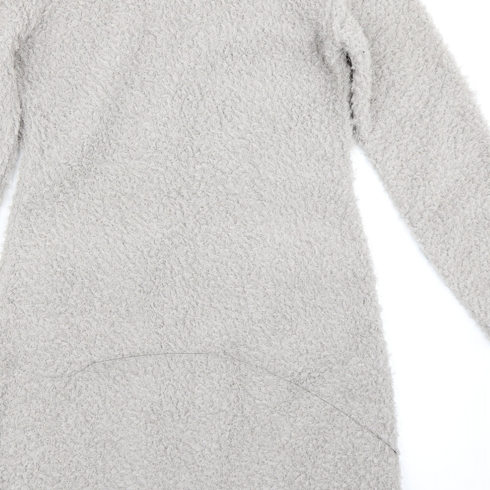 M Buaberfly Womens Grey   A-Line  Size L