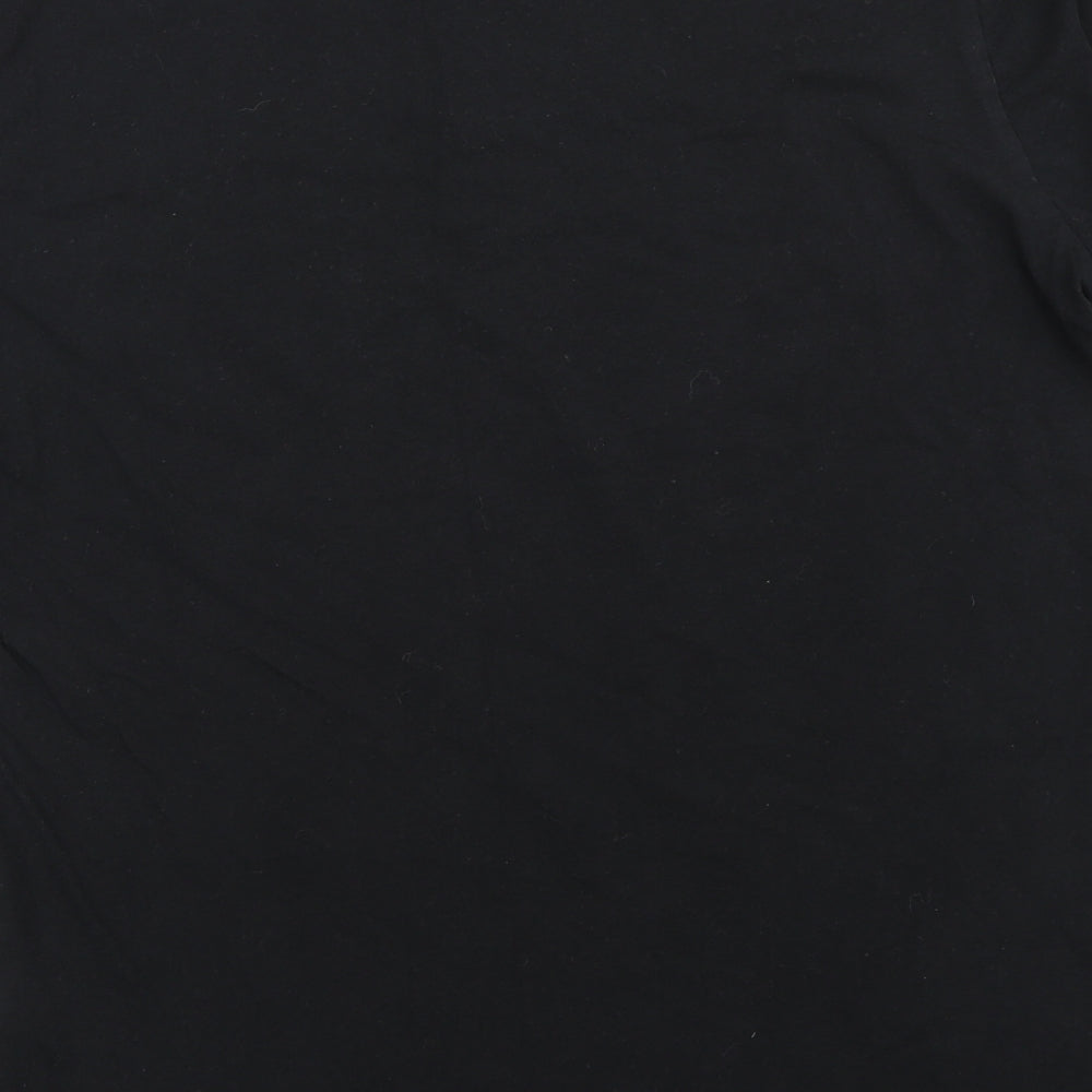 George Mens Black    T-Shirt Size L