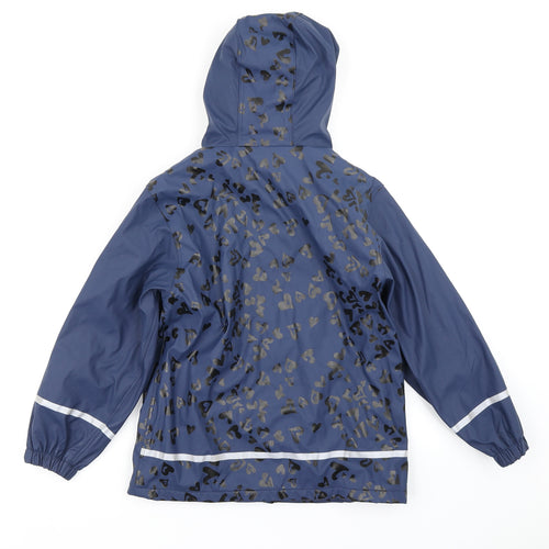 Lupilu Girls Blue   Rain Coat Coat Size 6-7 Years