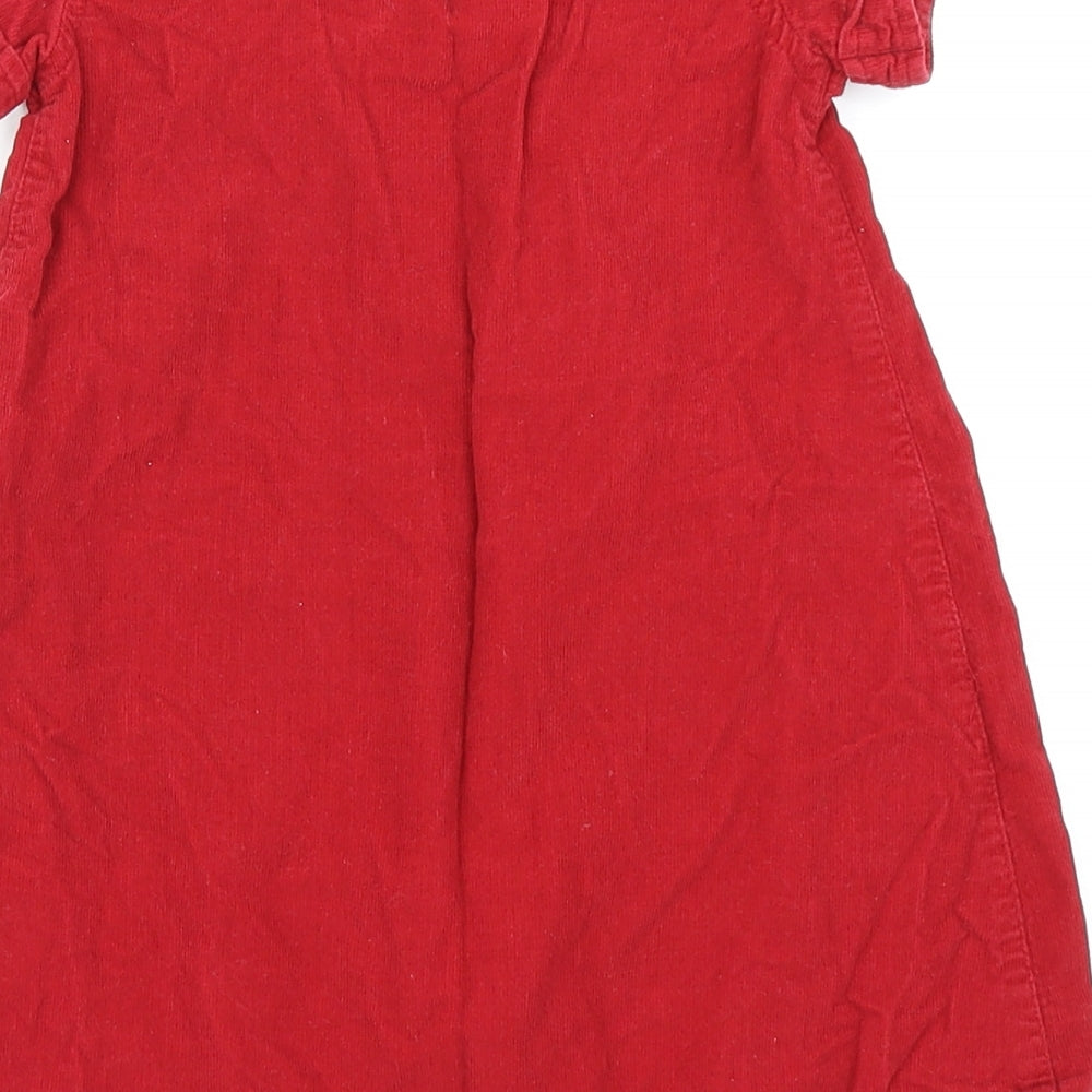 Cath Kids Girls Red  Corduroy A-Line  Size 2-3 Years