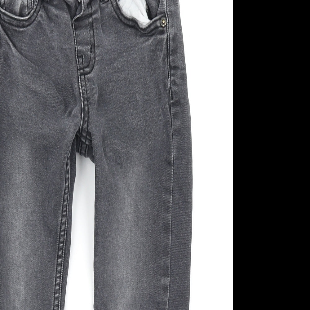 Denim Co Boys Grey  Denim Skinny Jeans Size 3-4 Years