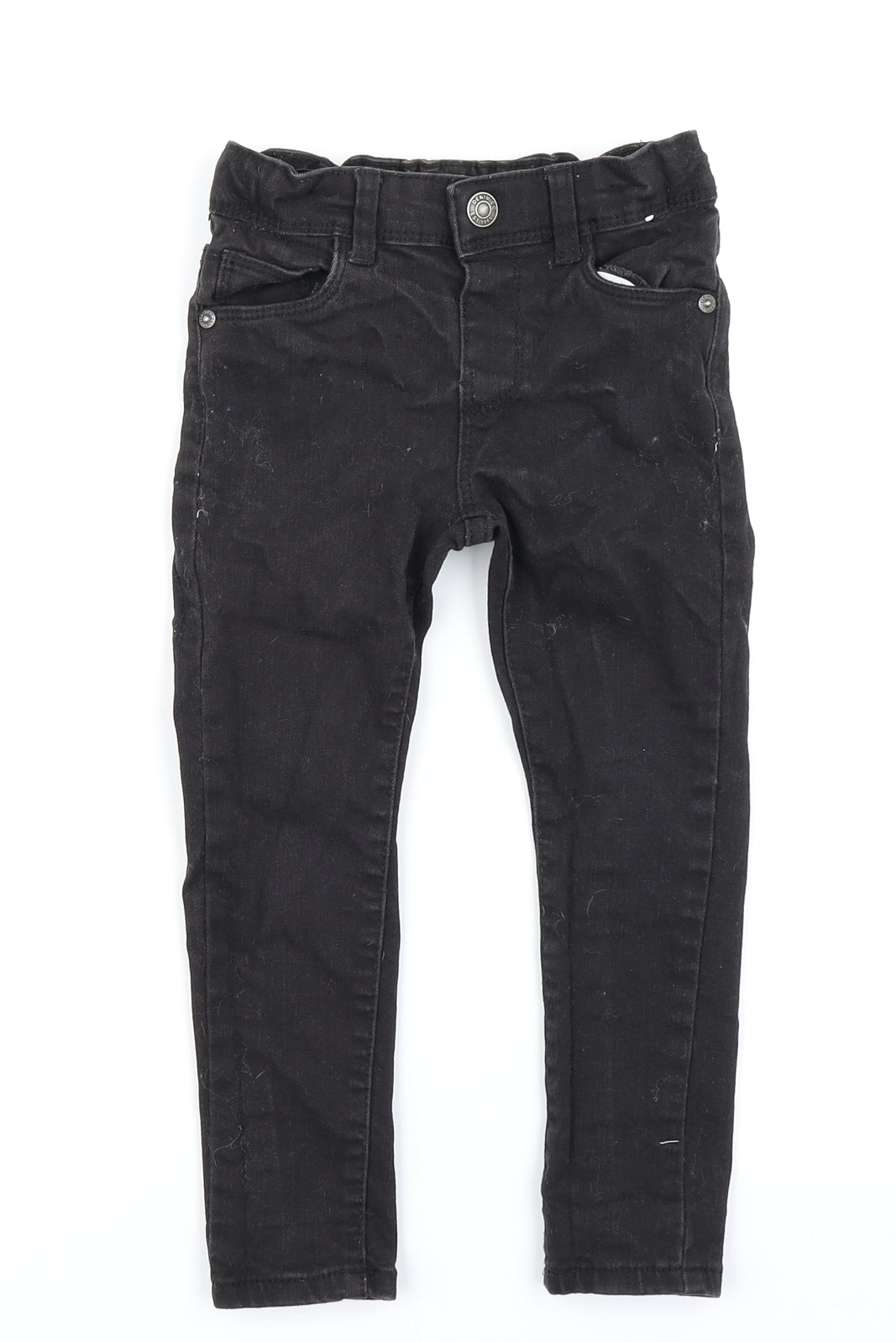 Denim Co Boys Black  Denim Skinny Jeans Size 3-4 Years