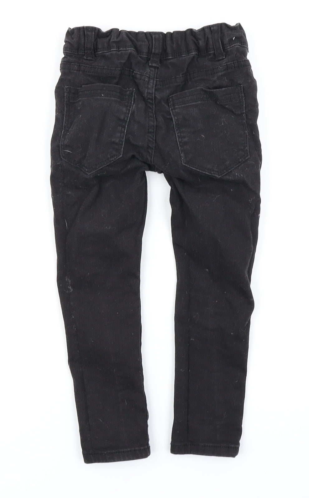 Denim Co Boys Black  Denim Skinny Jeans Size 3-4 Years