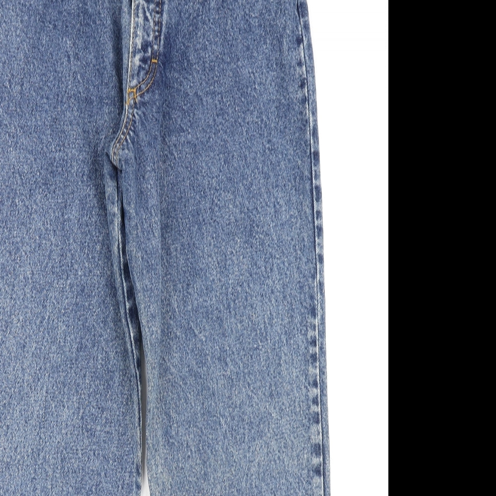 St Michaels Womens Blue  Denim Mom Jeans Size 32 in L29 in
