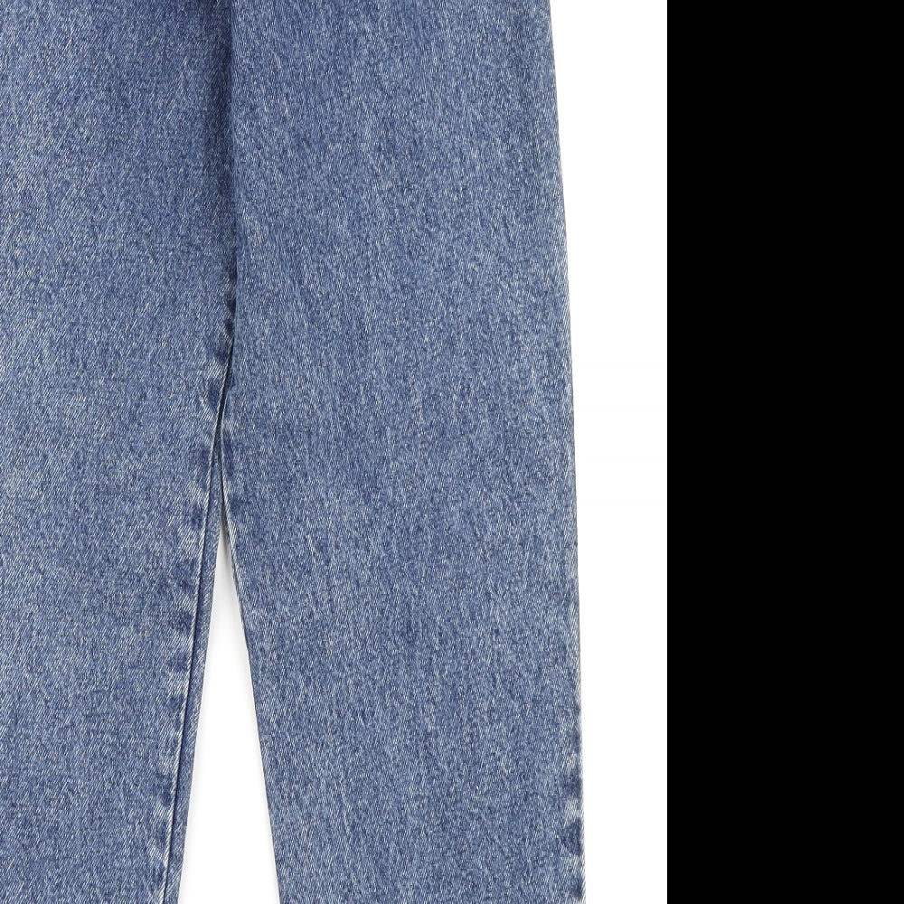 St Michaels Womens Blue  Denim Mom Jeans Size 32 in L29 in