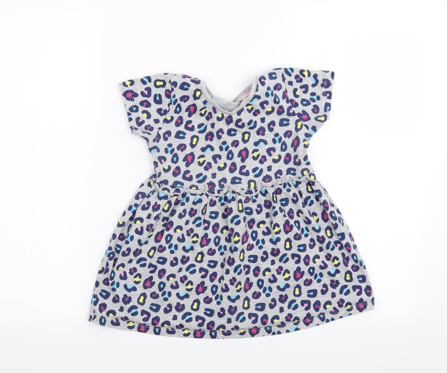 Matalan Girls Multicoloured Animal Print  Fit & Flare  Size 2-3 Years