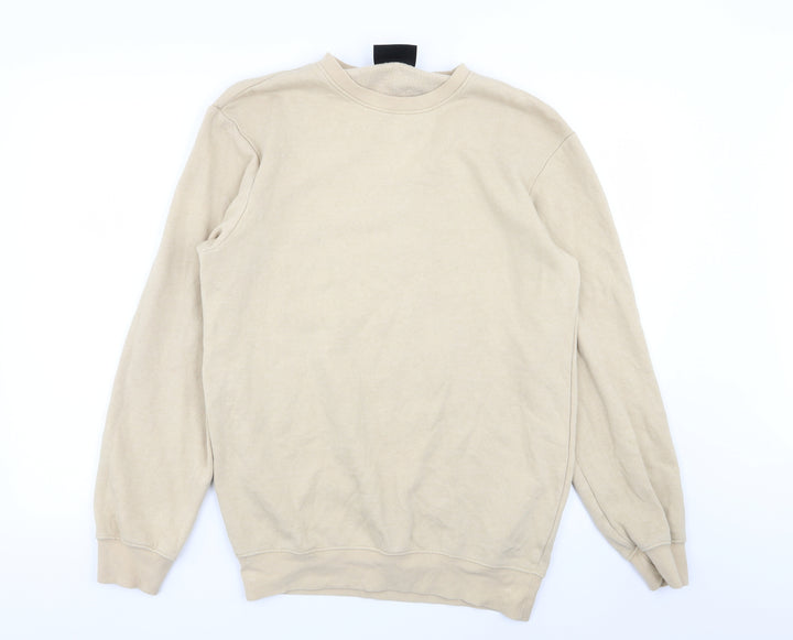 H&M Womens Beige Pullover Jumper Size XS