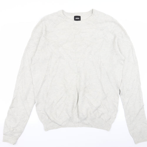 Burton Mens Grey   Pullover Jumper Size L