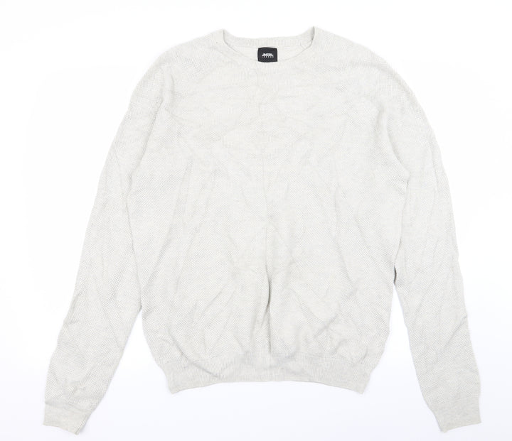 Burton Mens Grey Pullover Jumper Size L