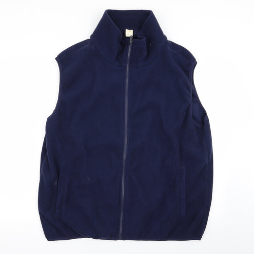 Preworn Mens Blue   Full Zip Jumper Size XL