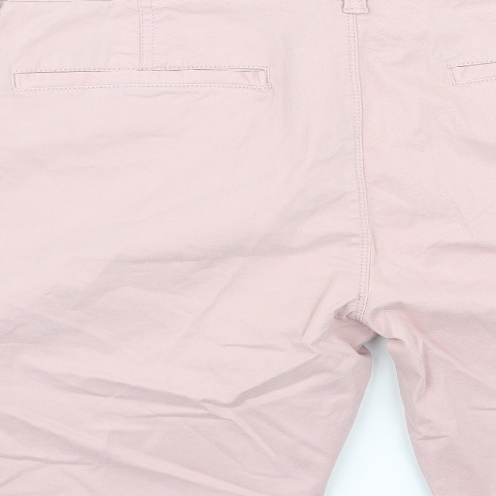 Superdry Mens Pink   Chino Shorts Size 32 in