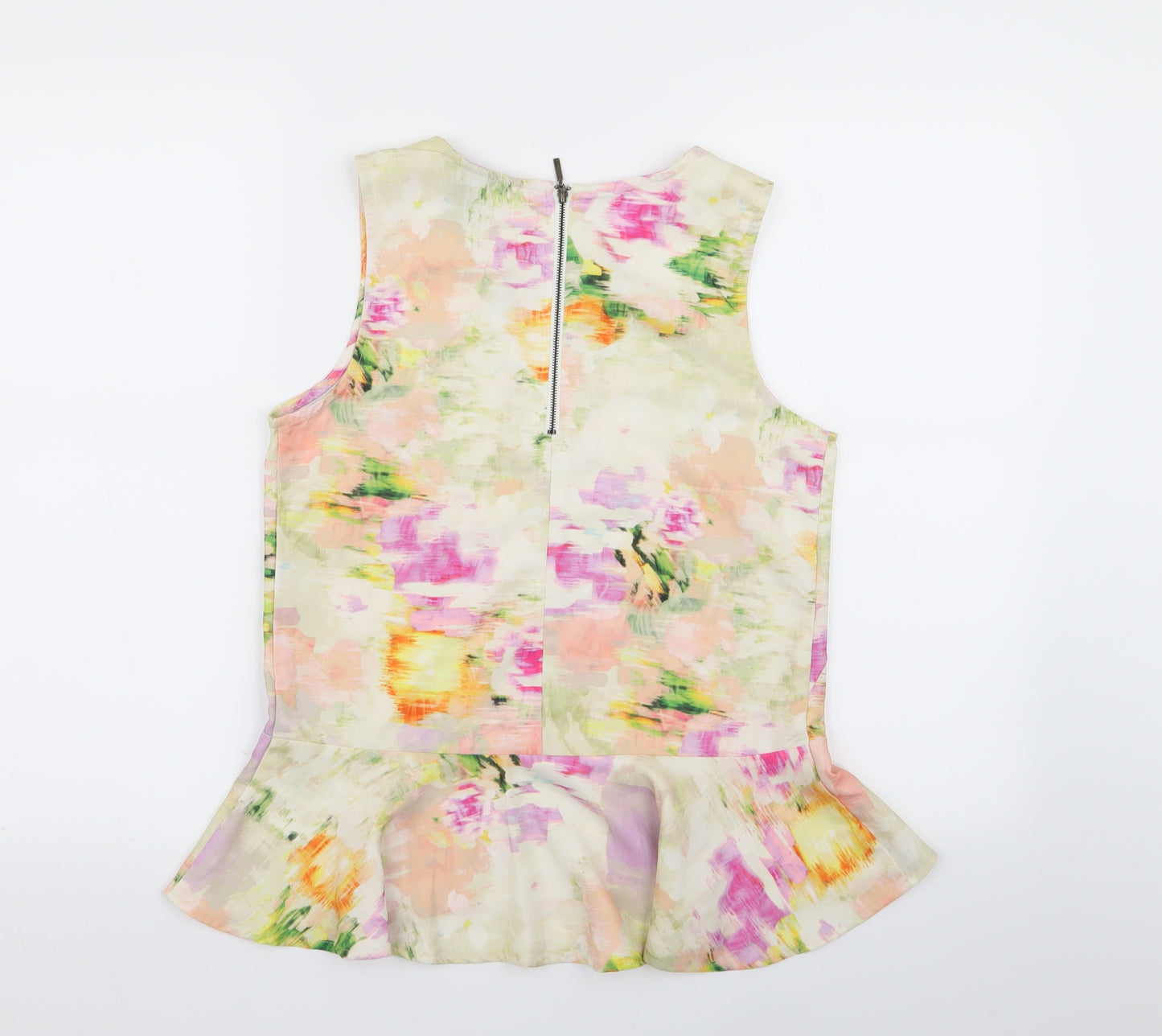 H&M Womens Multicoloured Geometric  Basic Tank Size 8