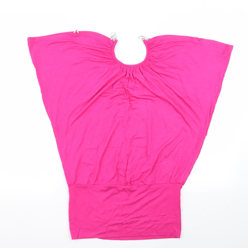 Select Womens Pink   Basic T-Shirt Size 10