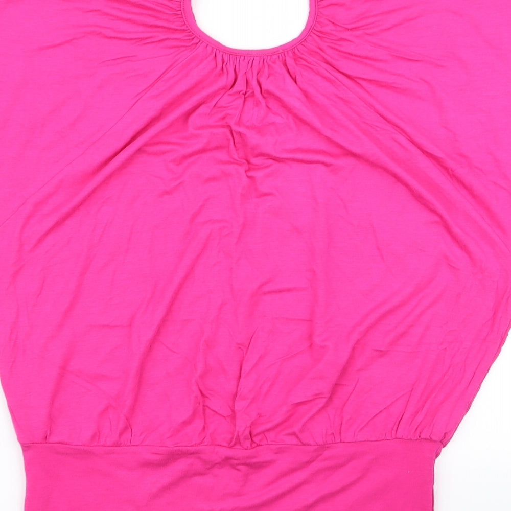 Select Womens Pink   Basic T-Shirt Size 10