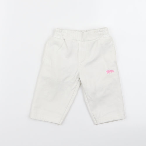 Lonsdale Girls White   Jogger Trousers Size 0-3 Months