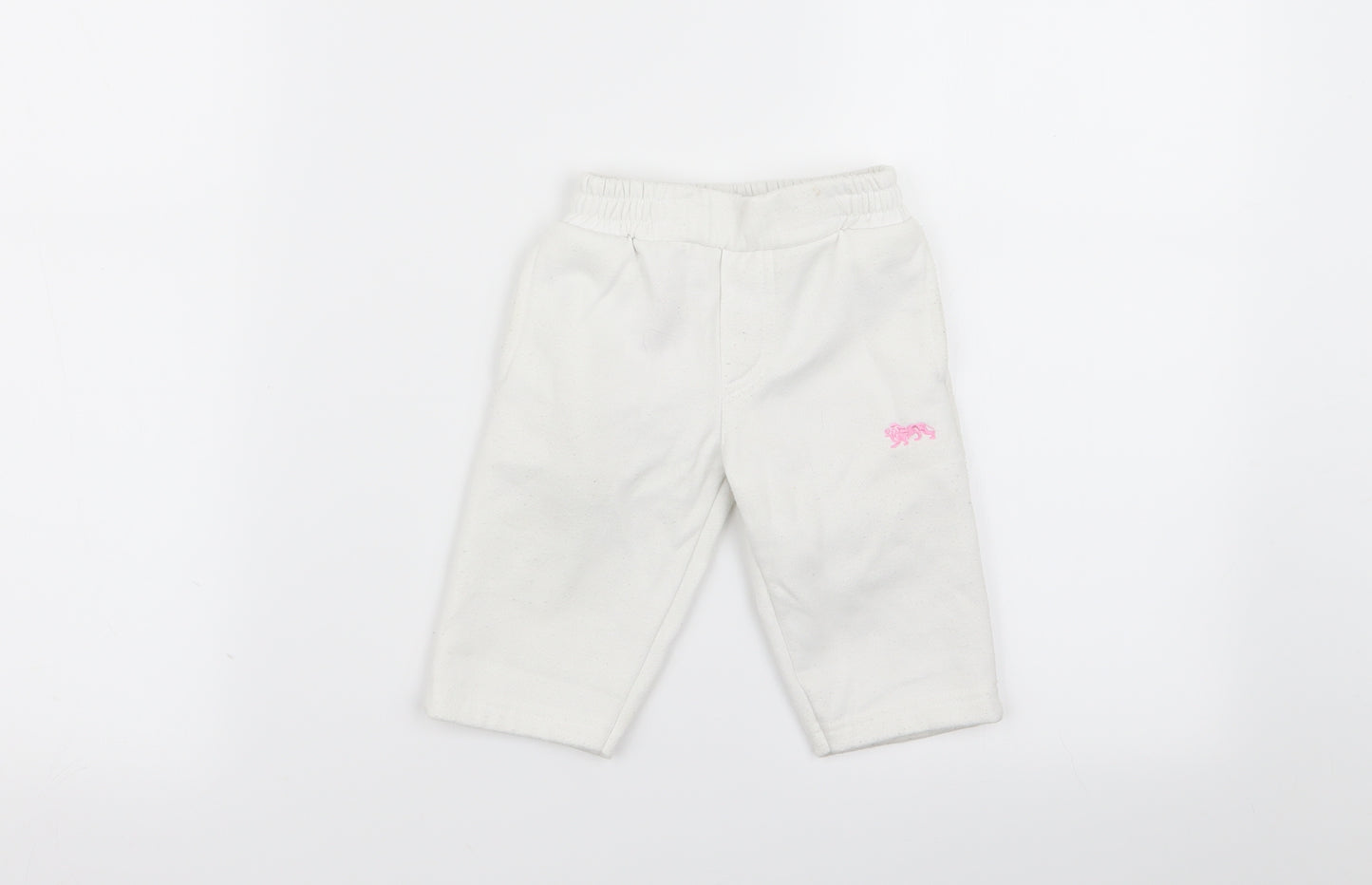 Lonsdale Girls White   Jogger Trousers Size 0-3 Months