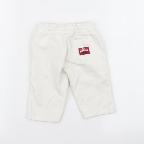 Lonsdale Girls White   Jogger Trousers Size 0-3 Months