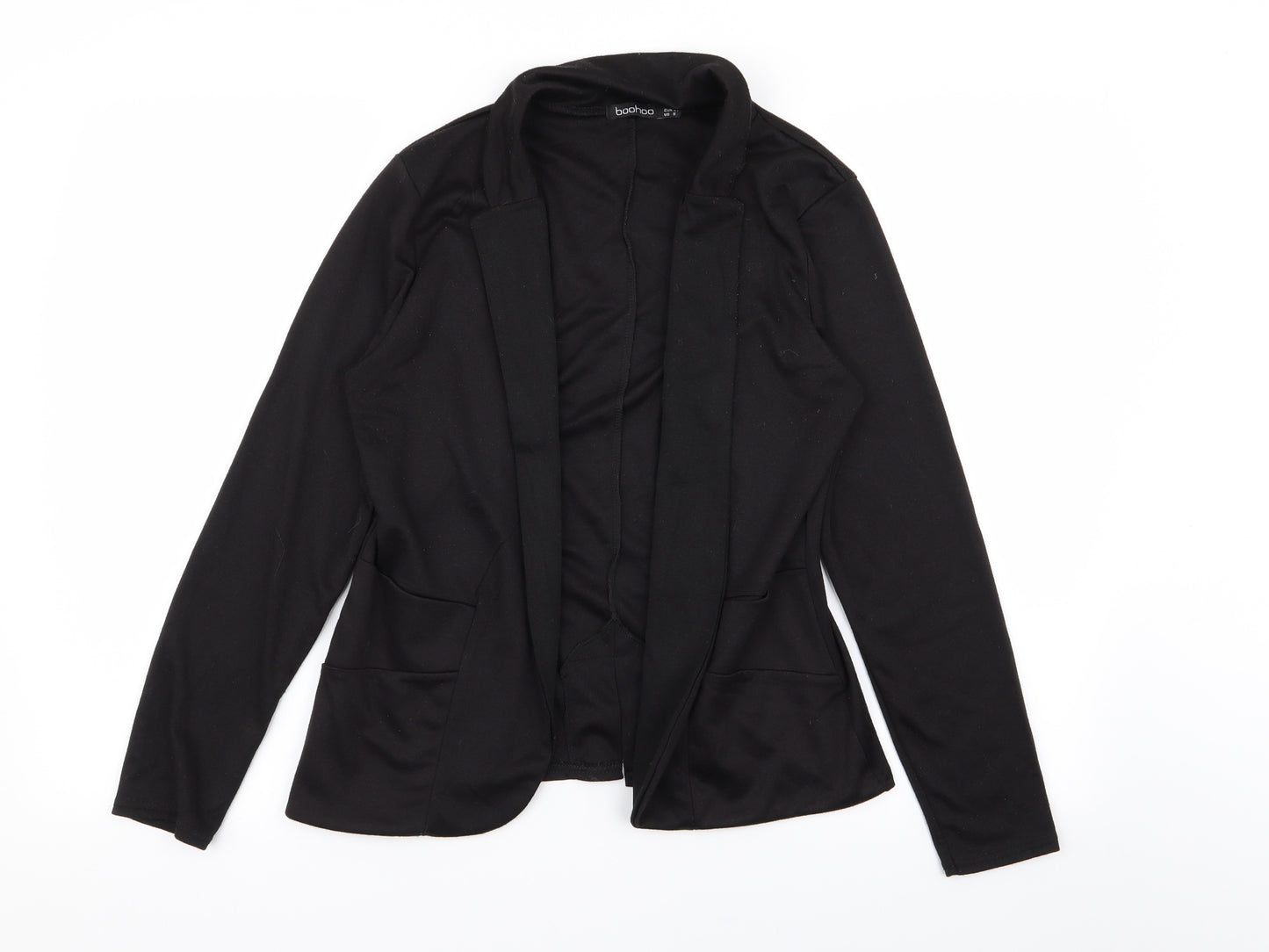 Boohoo Womens Black   Jacket Blazer Size 12