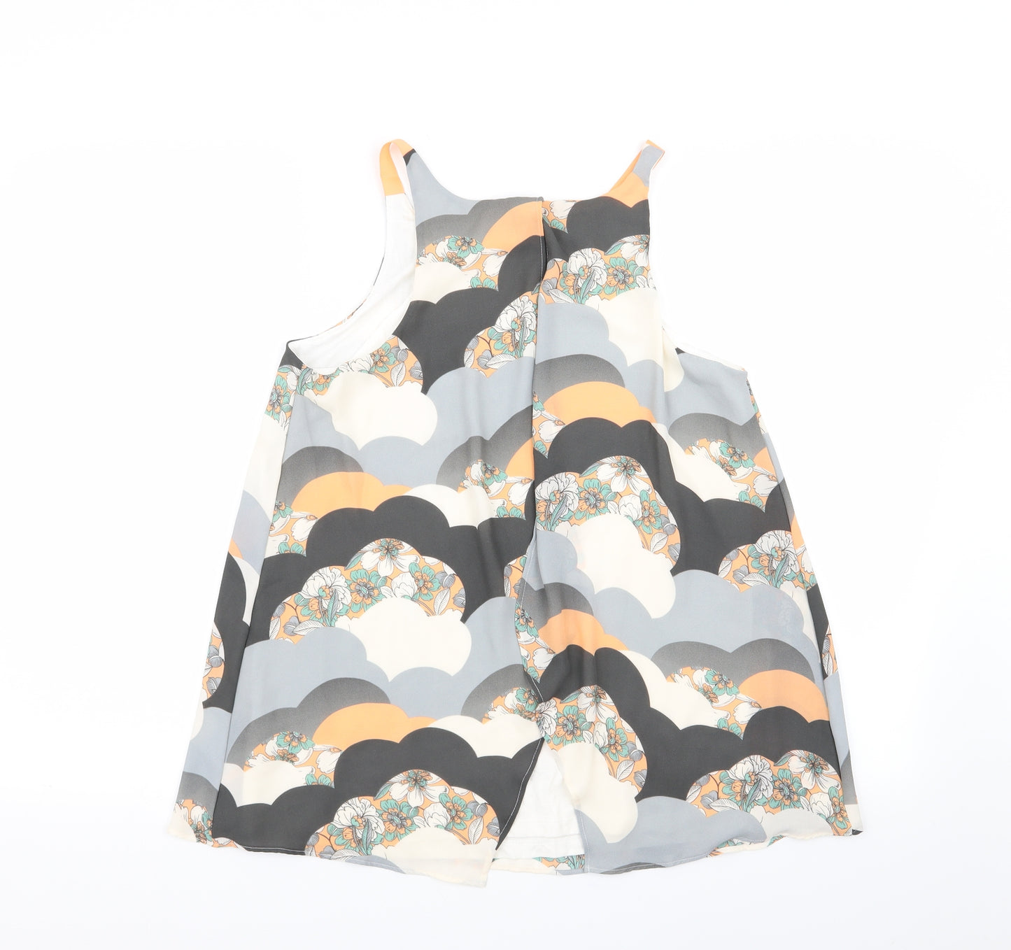 NEXT Womens Multicoloured Geometric  Basic Blouse Size 8