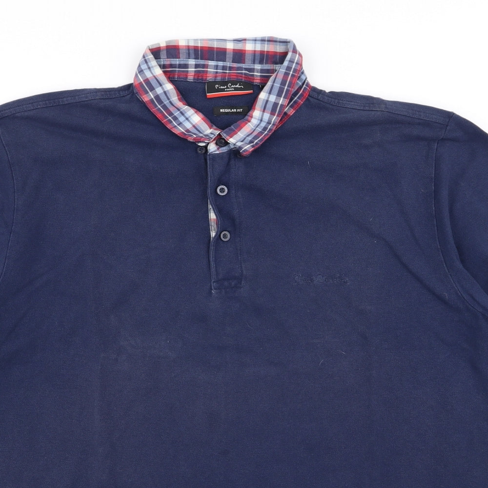 Pierre Cardin Mens Blue    Polo Size 3XL