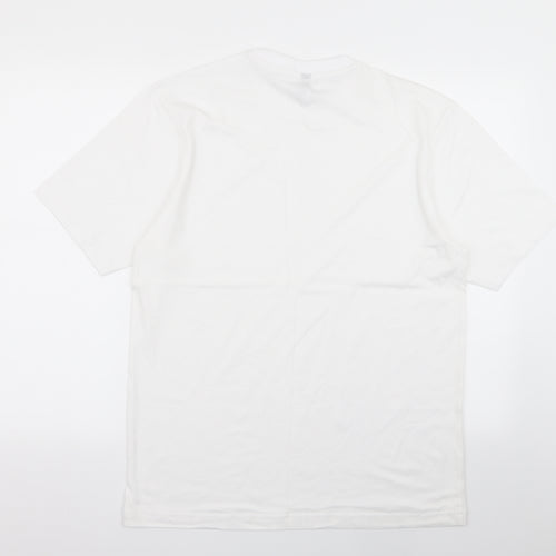 Donnay Mens White    T-Shirt Size L